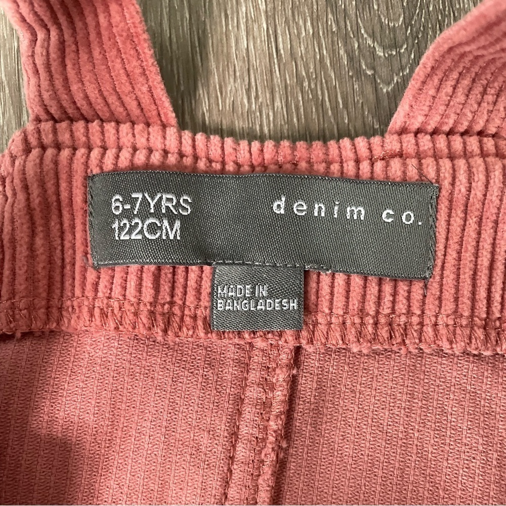 Denim&Co Blush Pink Corduroy Dress - Picture 11 of 11